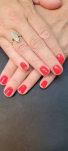 photo d'une prestation d'onglerie