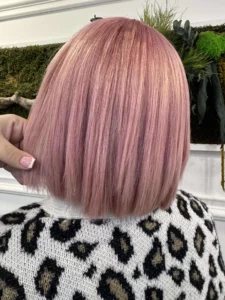 Photo d'un résultat de prestation coloration