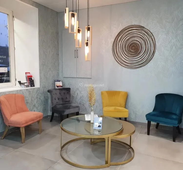 Photo de la salle d'attente du salon